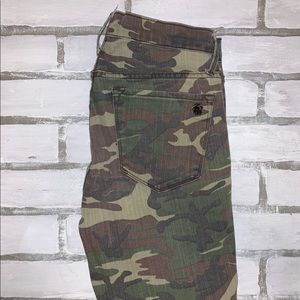 Black Orchid Distressed Camo Jeans
